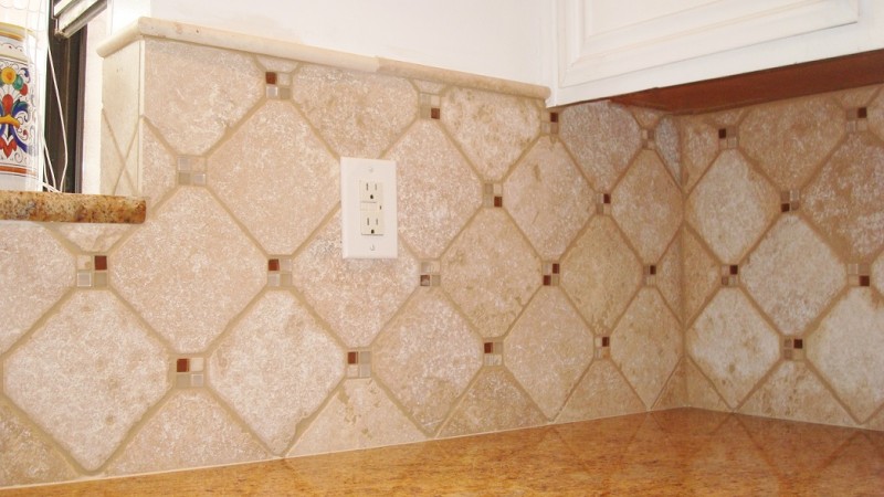 Mosaic Diamond Backsplash SM