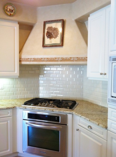 White Subway Backsplash SM